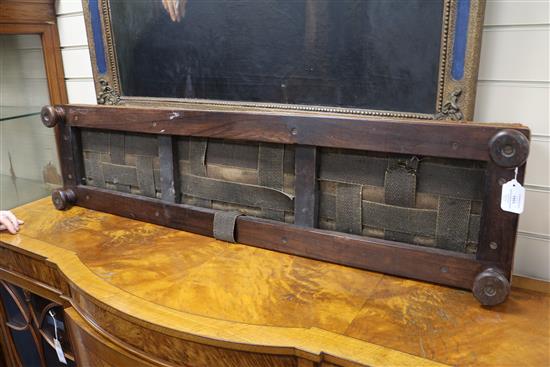 A mid 17th century English needlework panel, W.4ft 1in. D.1ft
